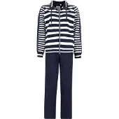 Hajo Gestreept dames huispak blauw | Maat 42
