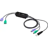 Aten CV10KM toetsenbord-video-muis (kvm) kabel Zwart 0,8 m