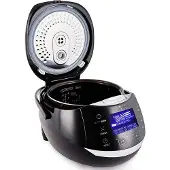 Yum Yum Yum Asia Sakura Rijstkoker met Keramische Kom en Geavanceerde Fuzzy Logic (8 kopjes, 1,5 liter) 6 Rijstkookfuncties, 6 Multikookfuncties, Motouch LED