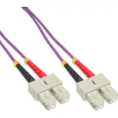 Intos SC Duplex Optical Fiber Patch kabel - Multi Mode OM4 - 1 meter