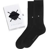 Burlington Sokken grijs / zwart
