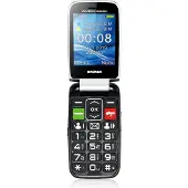Brondi Amico Favoloso (2.80", 1.30 Mpx, 2G), Sleutel mobiele telefoon, Zwart