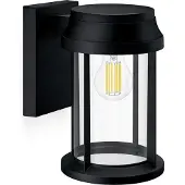 Philips Bellini wandlamp rond - zwart - E27