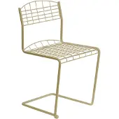 Grythyttan Stålmöbler High Tech stoel Ivory
