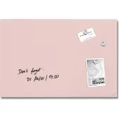 Sigel glasmagneetbord - ARTVERUM - mat roze - 60x40cm - frameloos - SI-GL514