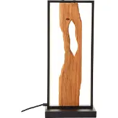 Brilliant Chaumont - Tafellamp - LED 10W 3000K - Zwart/Hout