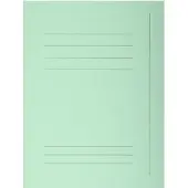 Exacompta SUPER 210 Pak van 50 dossiermappen met 3 kleppen. 24x32cm - Lichtgroen - 235004E