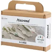 Creativ Company CC Mini Hobbyset Macramé Sleutelhangers Kristallen
