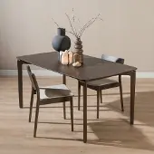 Livin24 Scandinavische eettafel Cala walnoot 160 x 90 cm