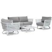 Santika Furniture Santika Sovita stoel-bank loungeset 4-delig