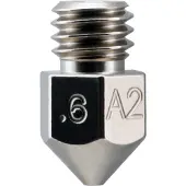 Micro-Swiss Micro Swiss - MK8 0,60mm Plated A2 Tool Steel Wear Resistant Nozzle