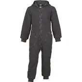 Engel - Baby-Overall mit Kapuze und Reißverschluss - Overall 74/80, grijs
