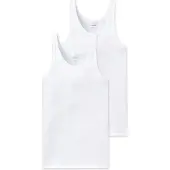 Schiesser Cotton Essentials Heren Onderhemd - Wit - Maat XXL