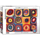 Eurographics Colour Study of Squares - Wassily Kandinsky Puzzel (1000 stukjes)