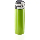 Leifheit thermosbeker Flip - 600 ml - RVS - groen