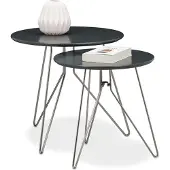 Relaxdays Salontafel, Bijzettafel (48 x 64 x 44 cm)