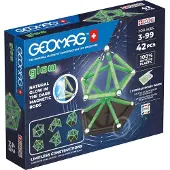 Geomag Classic Glow Recycled - Gloeiende Magnetische Bouwset - 42-delig - Vanaf 3 jaar