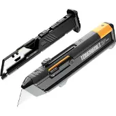 Toughbuilt Reload Utility Knife + 2 Blade Magazines / Stanleymes met Magazijnen met 5x rechte en 5x haakmesjes