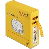DeLOCK Cable Marker Box, No. 5, yellow, 500 pieces