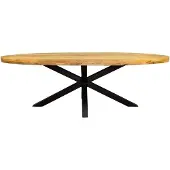Starfurn Eetkamertafel Denise - Eettafel ovaal - Eettafel mangohout 240 cm