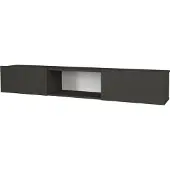 En.casa Tv-meubel Paltamo zwevend 180x31x29,5 cm antraciet