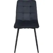 En.casa Eetkamerstoel set van 2 Lexnitz 89x44x45 cm zwart