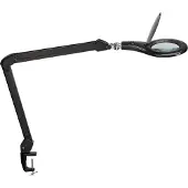 MAUL LED klemlamp MAULmakro, zwart, hoogte 50 cm MAULmakro, zwart, Werkkamer / Kantoor, Kunststof, Modern