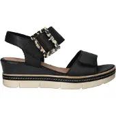 Remonte Sandalen met riem zwart