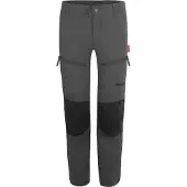 TROLLKIDS - Kid's Nordfjord Zip-Off Pants - Trekkingbroek 152, grijs