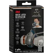 3M Ademhalingsmasker met vervangbare filters Blauw Inclusief vervangingsfilter