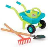 Ecoiffier Kruiwagen met Tuingereedschap - 4dlg.