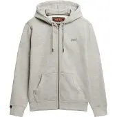 Superdry Sweatvest 'Essential' lichtgrijs