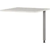 Germania GW-Profi 2.0 vierkante bureau-uitbreiding 4255-583 lichtgrijs, zilver 800 x 800 mm