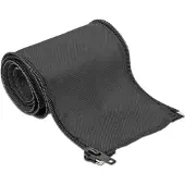 DeLOCK Woven Sleeve with zip fasterner heat-resistant 1 m x 35 mm black