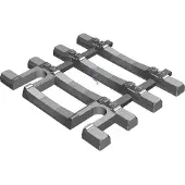 Piko h0 H0 Piko A-rails 55151 Bielzen 31 mm 12 stuk(s)