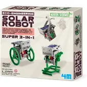 4M 3 In 1 Science Mini Solar Robot Figure Transparant Kinderen