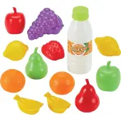 Ecoiffier speelgoed fruit en groenten - Speelset 15-delig voor kinderen.