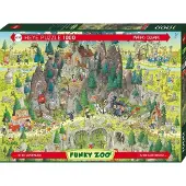 Heye Puzzle Funky Zoo - Legpuzzel Transylvanian Habitat 1000 stukjes - Meerkleurig