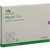 Mölnlycke Mepitel One Wondcontactlaag 13x15cm 5 St Compressen