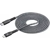 Cellularline Extreme Cable XL USB-C naar Lightning Kabel 2m, Zwart