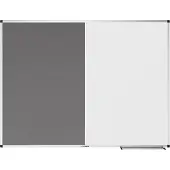 Legamaster Combibord UNITE grijs vilt-whiteboard 90x120cm