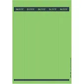 Leitz rugetiketten lang, via pc beletterbaar, rugbreedte 50 mm, zelfklevend 125 st., groen