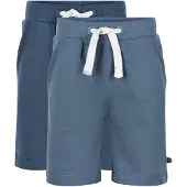 Minymo Broek ' MIBasic 53 -Sweat short (2-pack) ' navy