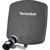 Technisat DIGIDISH 33, frequentiebereiken: 11,7 - 12,75 GHz, 10,7 - 11,7 GHz, 1100 - 2150 MHz, 950 - 1950 MHz, versterking: 30 dBi, ruisfiguur: 0,9 dB