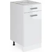 Vicco R-Line Keukenonderkast – 40 cm, WB Eik Wit Hoogglans
