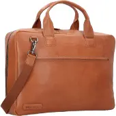 Plevier Rock Koffer RFID-bescherming Leer 43 cm Laptop compartiment bruin