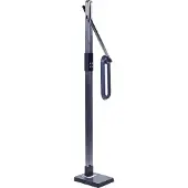 Beliani AQUARIUS - Staande lamp - Donkergrijs - Synthetisch materiaal