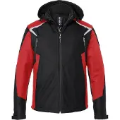 Kübler Bodyforce Winter Softshell jas 1325 - Zwart | Rood - XXXXL