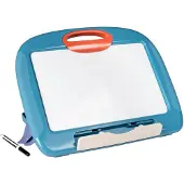 Smoby reis tekenbord - kleurplezier voor onderweg met stift en kleurplaten.