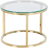 Beliani GRANGE - Salontafel set - Goud - Gehard glas